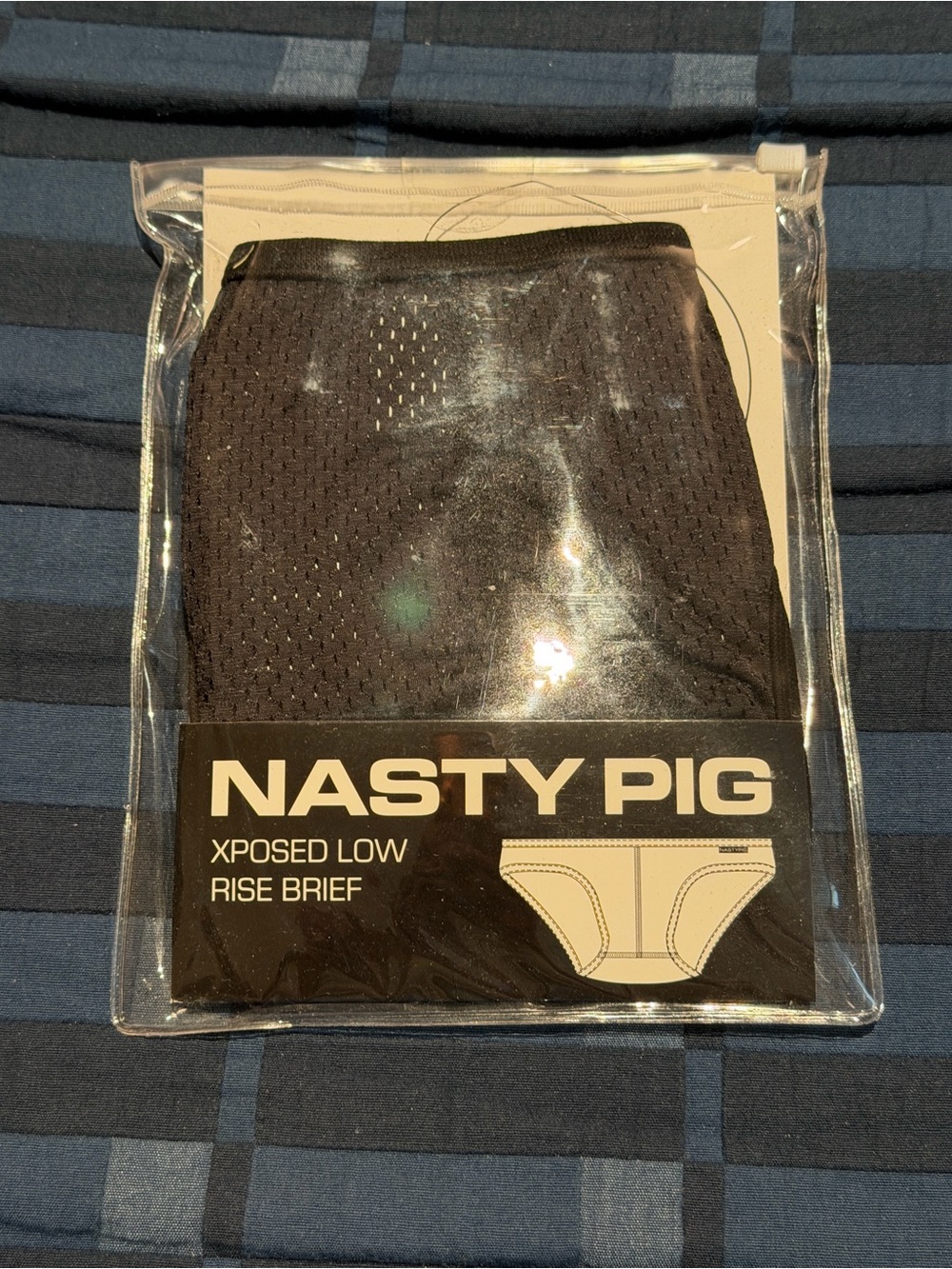 Nasty Pig Men’s Xposed Low Rise Brief — Black NWT